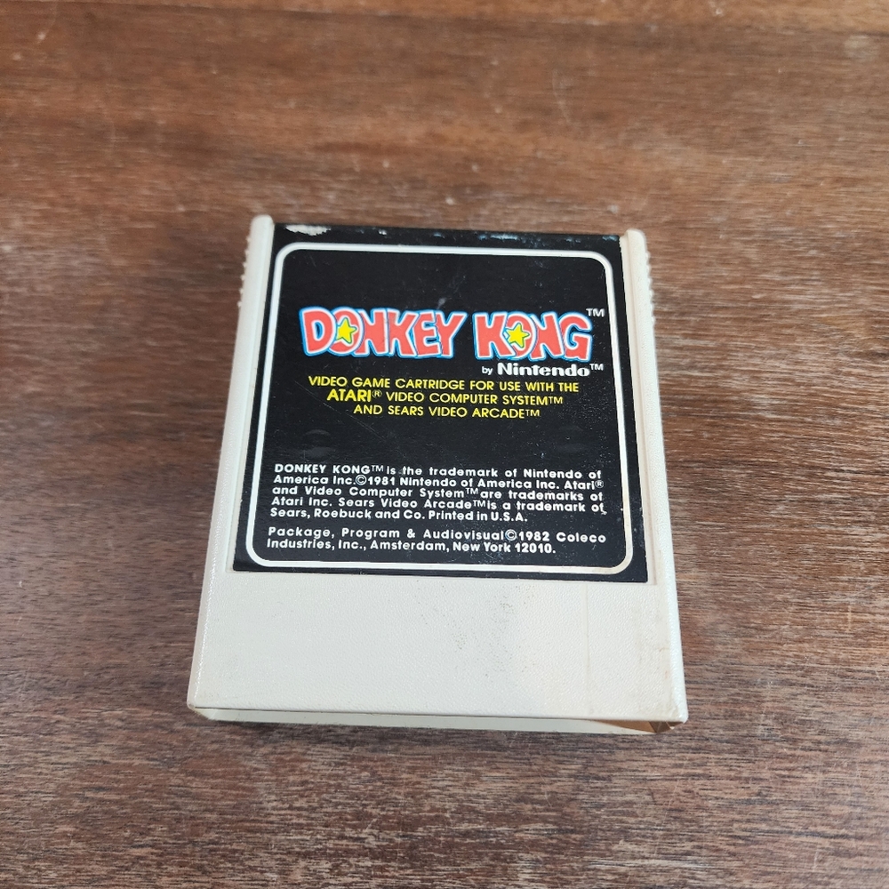 Atari 2600 Donkey Kong By Nintendo Game